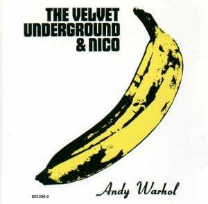 Copertina The Velvet Underground & Nico, con la banana di Andy Warhol
